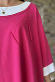 Made in Italy Double Trouble Layer Top Flamingo